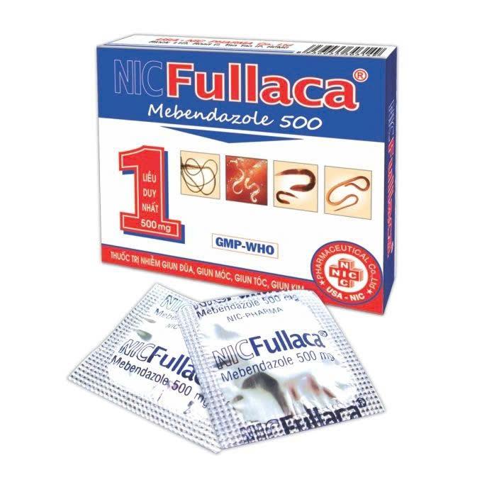 .Nic fullaca sổ giun 48k/ lốc 10 hộp. -duoc-ban-tai-💊 Đóng Toa  (Ship cod toàn quốc) 💊