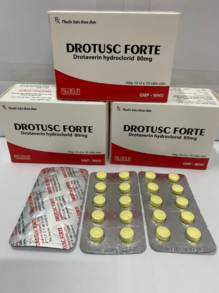 🔹Drotusc Forte ( drotaverin 80mg) -duoc-ban-tai-💊 Đóng Toa  (Ship cod toàn quốc) 💊