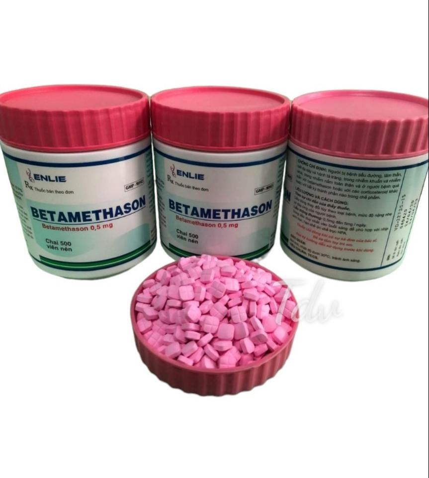 .Betamethason 500 viên-duoc-ban-tai-💊 Đóng Toa  (Ship cod toàn quốc) 💊