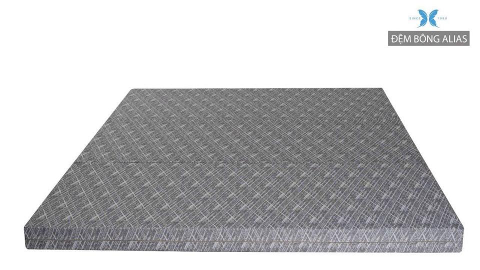 Đệm bông gấp 3 Alias M8 *2M 9f vỏ gấm dệt Elan -duoc-ban-tai-VINHTÂM MEDIA MART