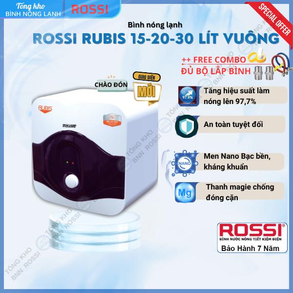 Bình Nóng Lạnh ROSSI Rubis 20 vuông (TA)-duoc-ban-tai-VINHTÂM MEDIA MART