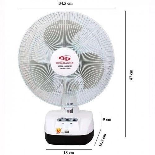 Quạt tích điện Honjianda HJD-FL 301-duoc-ban-tai-VINHTÂM MEDIA MART