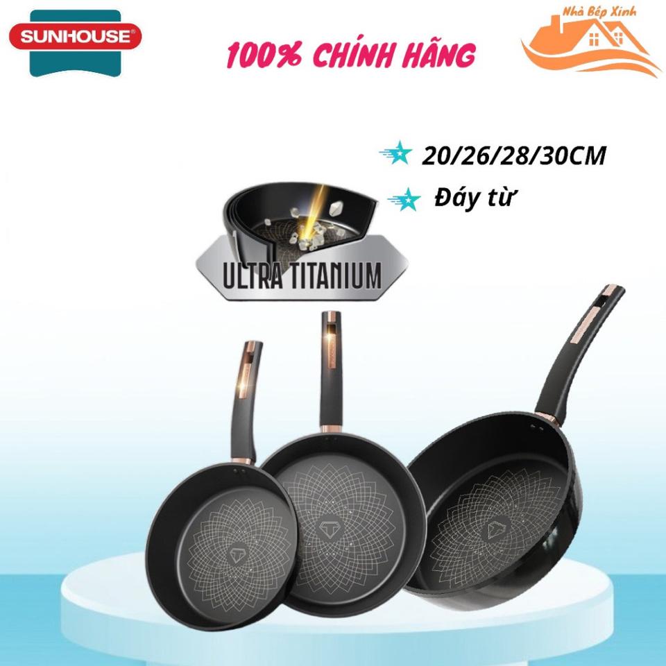 Chảo ST26B Ultra titanium Sunhouse-duoc-ban-tai-VINHTÂM MEDIA MART