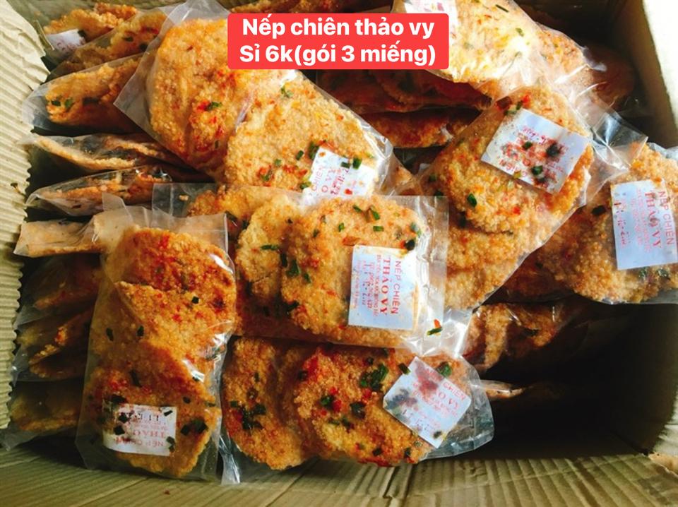 Nếp Chiên Thảo Vy-duoc-ban-tai-Ăn Vặt Mẹ Tít - Bánh Tráng Tây Ninh BonBon