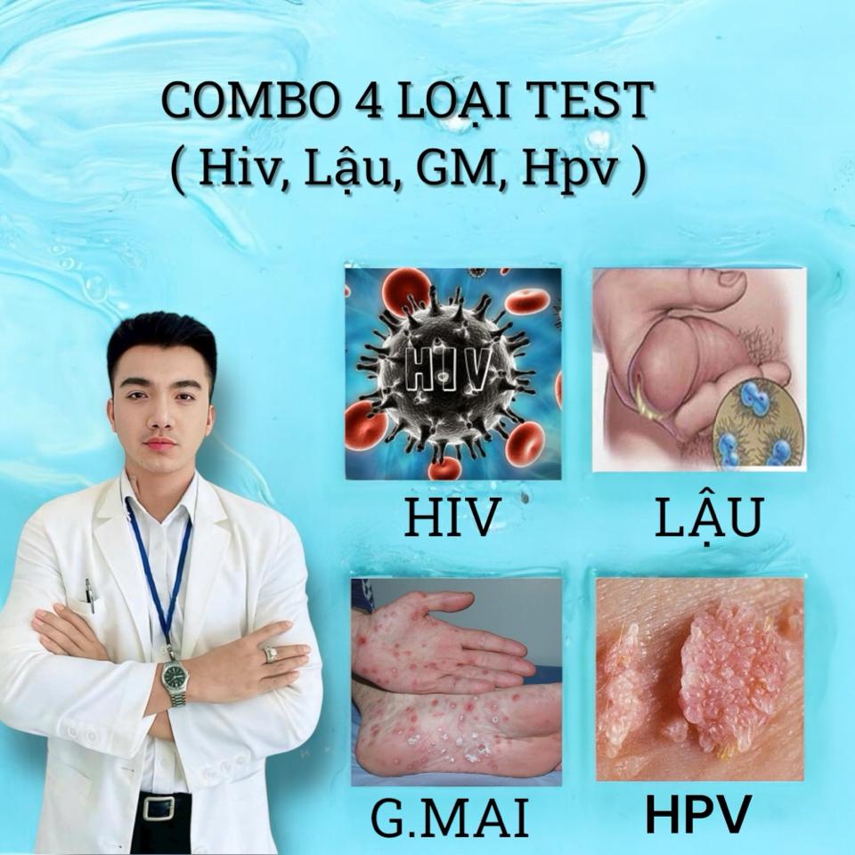 Combo 4 loại test ( Hiv,Hpv,GM, Lậu )-duoc-ban-tai-Y TẾ & SỨC KHOẺ
