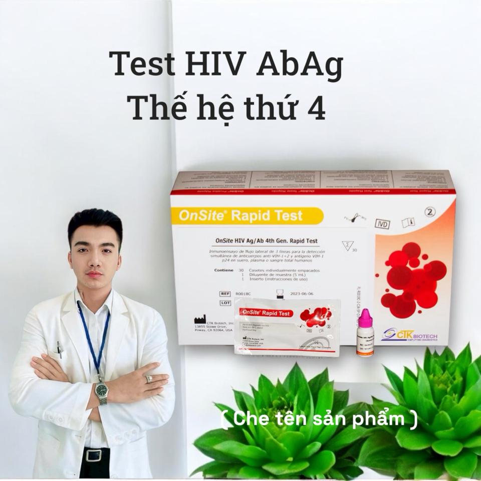 Que Test Hiv Combo AbAg ( Che tên )-duoc-ban-tai-Y TẾ & SỨC KHOẺ