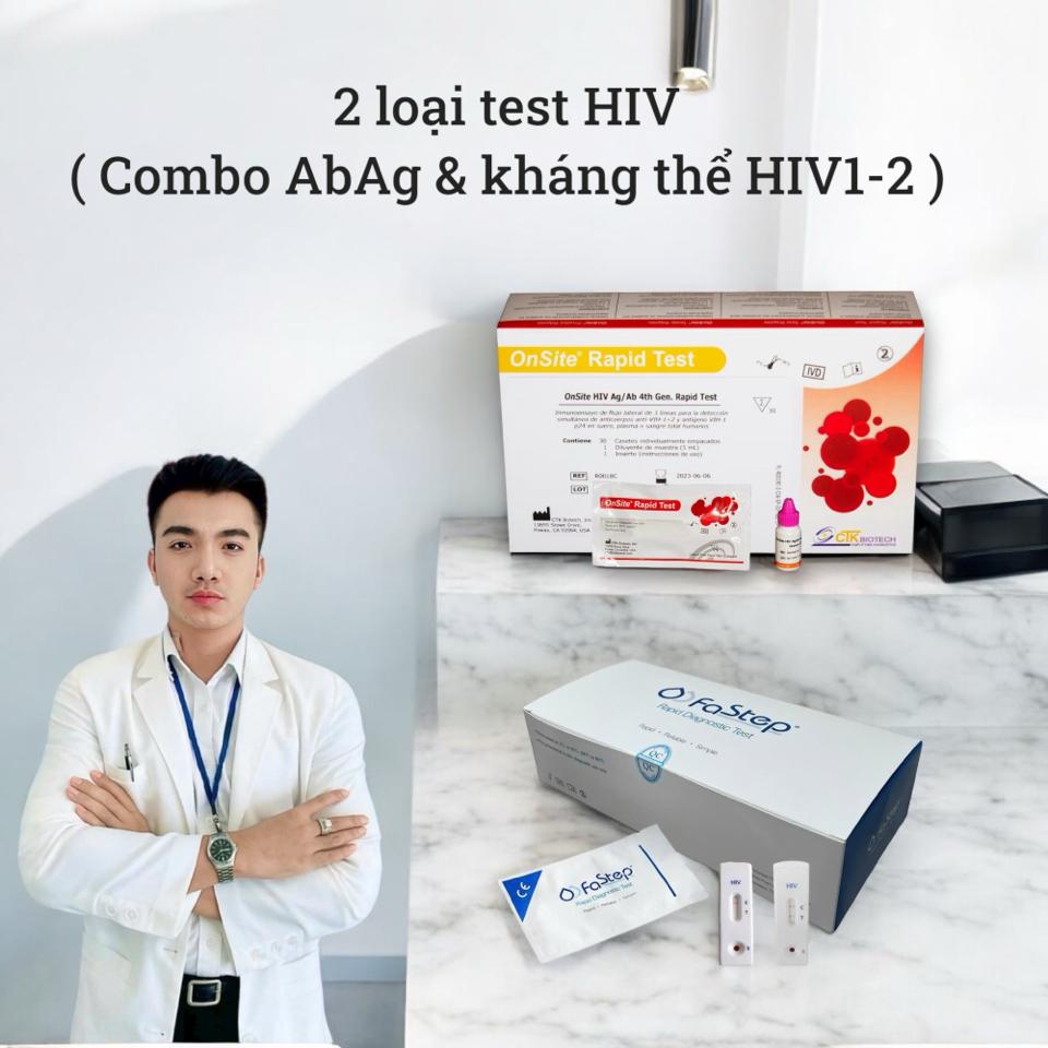 2 Loại Test HIV ( AbAg & HIV1-2 )-duoc-ban-tai-Y TẾ & SỨC KHOẺ