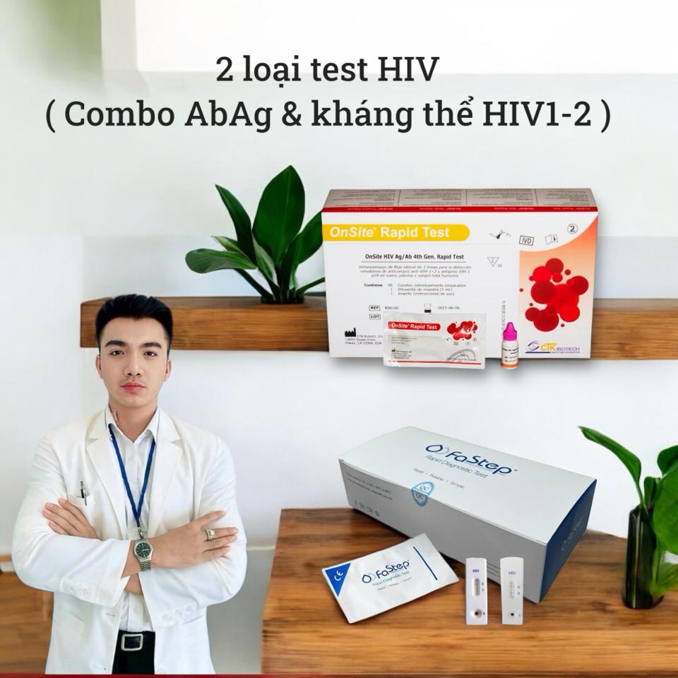 2 Loại Test HIV ( AbAg & HIV1-2 )-duoc-ban-tai-Y TẾ & SỨC KHOẺ