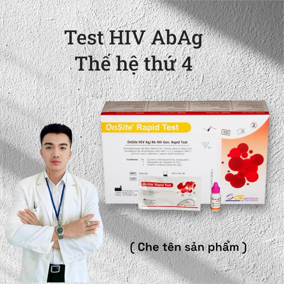 Que Test Hiv Combo AbAg ( Che tên )-duoc-ban-tai-Y TẾ & SỨC KHOẺ