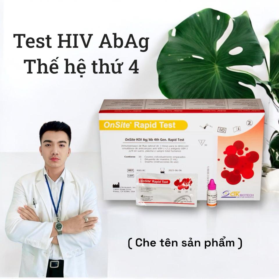 Que Test Hiv Combo AbAg ( Che tên )-duoc-ban-tai-Y TẾ & SỨC KHOẺ