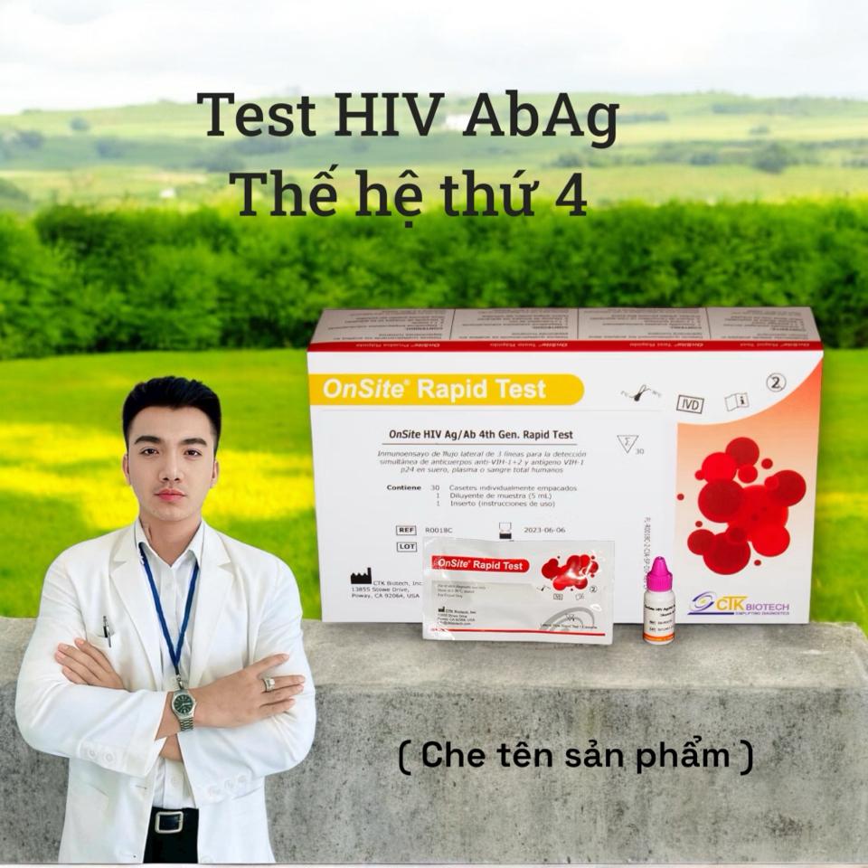 Que Test Hiv Combo AbAg ( Che tên )-duoc-ban-tai-Y TẾ & SỨC KHOẺ
