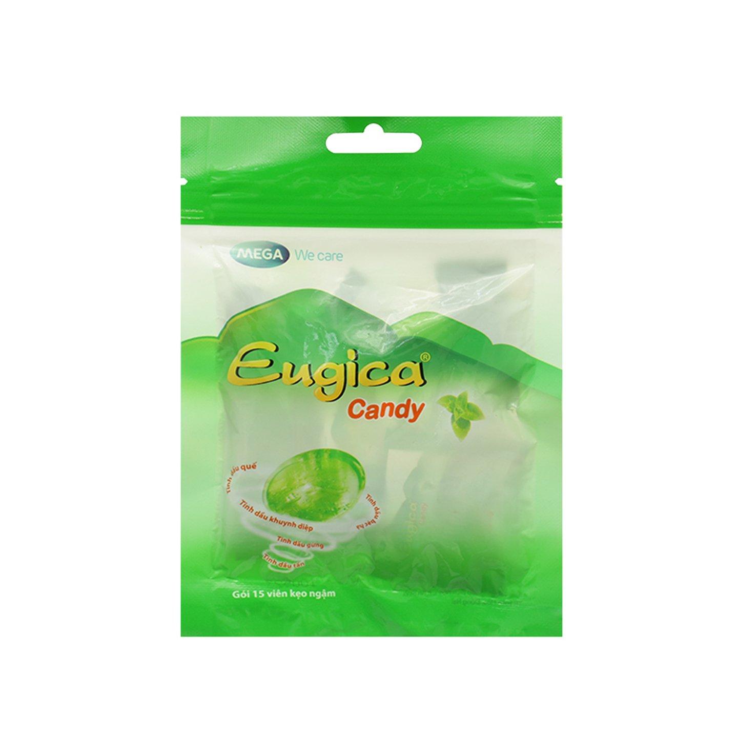 Kẹo Eugica Túi Zip/15v Mega-duoc-ban-tai-CÔNG TY TNHH DƯỢC PHẨM THÁI PHÚC AN