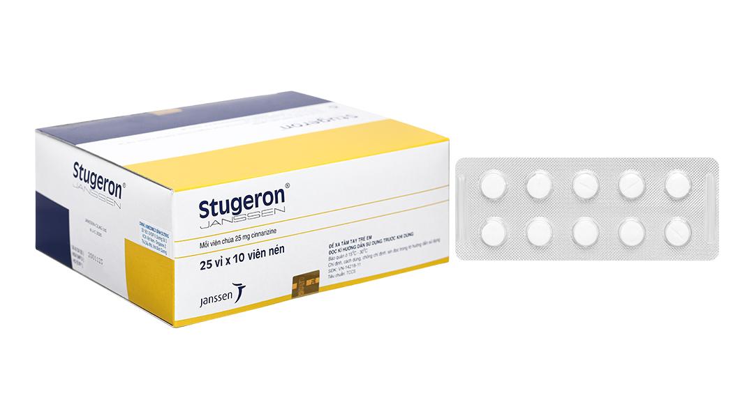 Stugeron Vỉ/10v H/25 vĩ (Nhập)-duoc-ban-tai-CÔNG TY TNHH DƯỢC PHẨM THÁI PHÚC AN