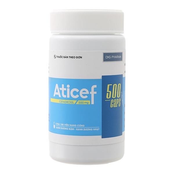 Aticef 500 (Cefadroxil 500mg) C/100v DHG-duoc-ban-tai-QUẦY THUỐC MỸ AN 2