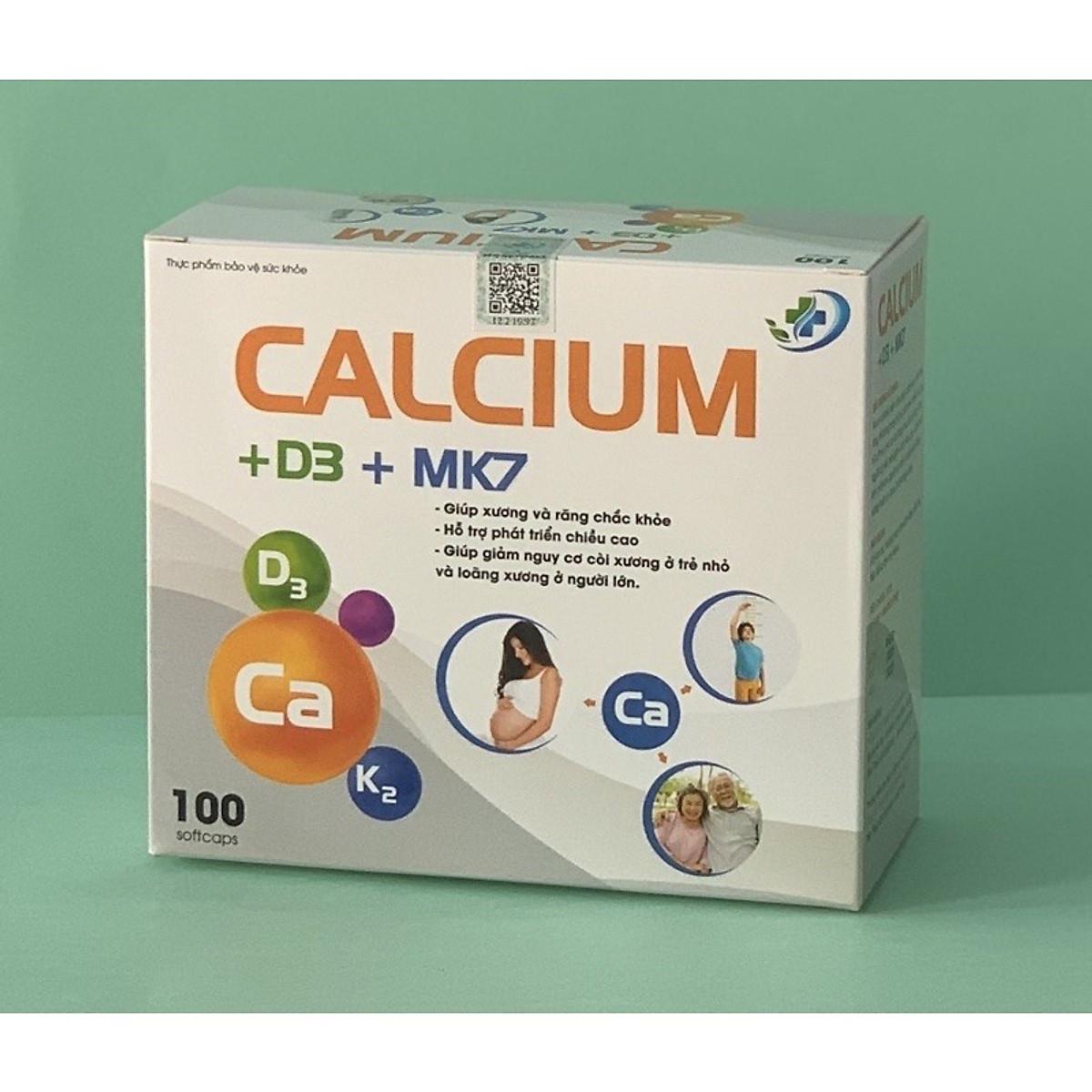 Calcium D3-MK7 H/100v Softcap Vinaphar-duoc-ban-tai-CÔNG TY TNHH DƯỢC PHẨM THÁI PHÚC AN