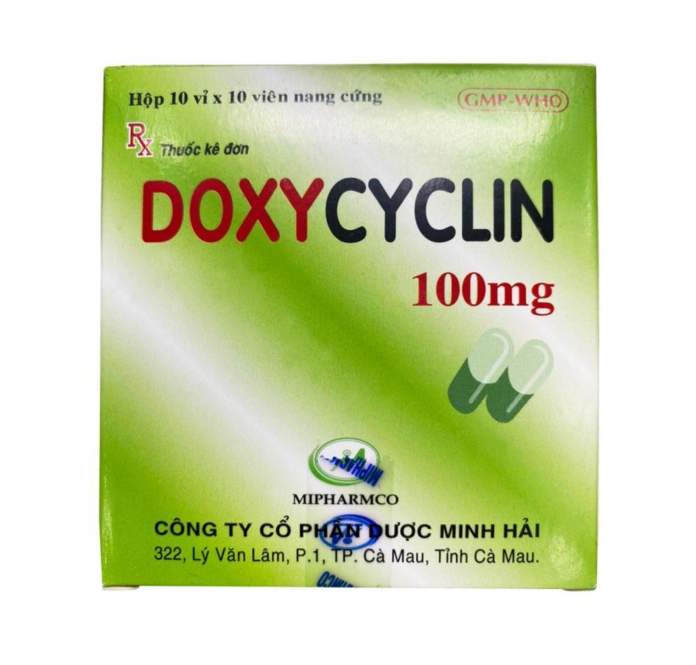 Doxycyclin 100mg H/100v MH-duoc-ban-tai-CÔNG TY TNHH DƯỢC PHẨM THÁI PHÚC AN