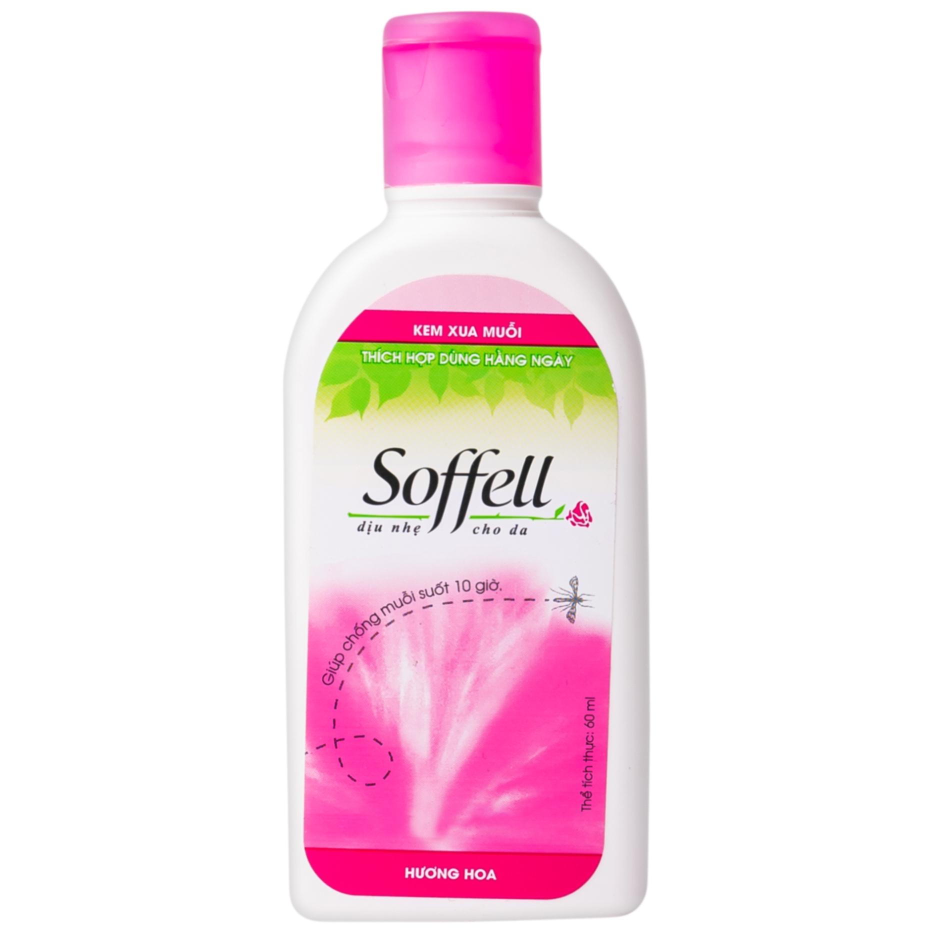 Soffell C/60ml  Hồng (Thoa)-duoc-ban-tai-CÔNG TY TNHH DƯỢC PHẨM THÁI PHÚC AN