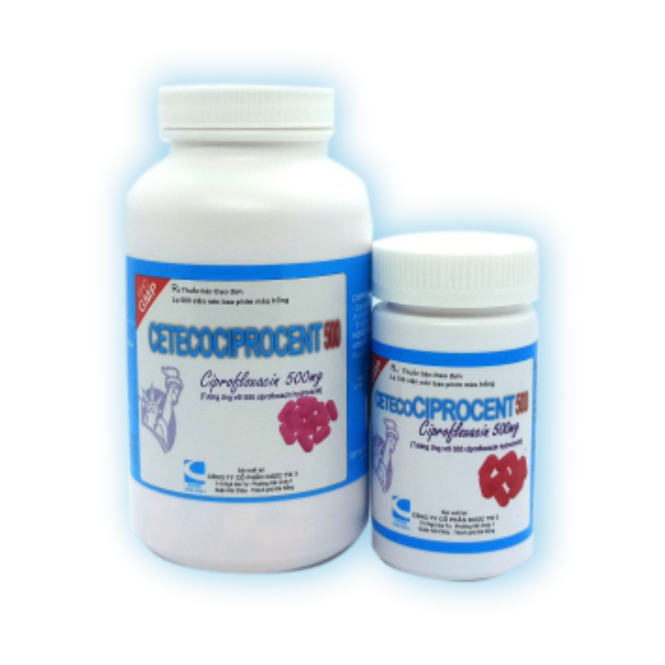 Ciprocent 500 (Cipro 500mg) C/500v TW3-duoc-ban-tai-CÔNG TY TNHH DƯỢC PHẨM THÁI PHÚC AN