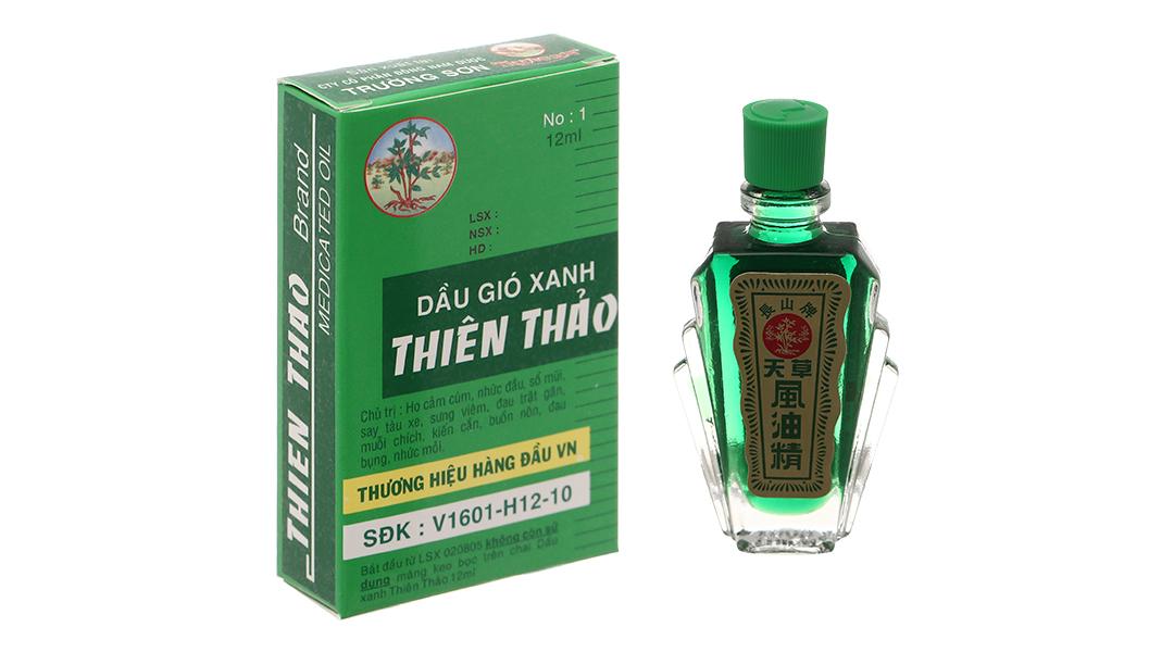 Dầu gió Thiên Thảo C/12ml H/12c-duoc-ban-tai-CÔNG TY TNHH DƯỢC PHẨM THÁI PHÚC AN