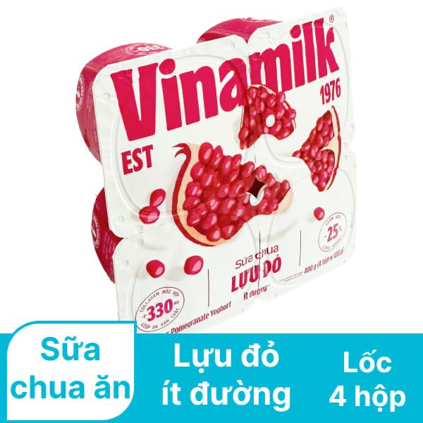 Sữa chua VNM Lựu đỏ ít đường (100gr)-duoc-ban-tai-Tạp Hoá Nguyên Ngọc