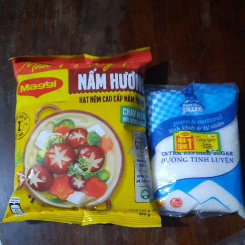 Hạt nêm nấm hương Maggi (450gr)+ Đường Biên Hòa (300gr)-duoc-ban-tai-Tạp Hoá Nguyên Ngọc