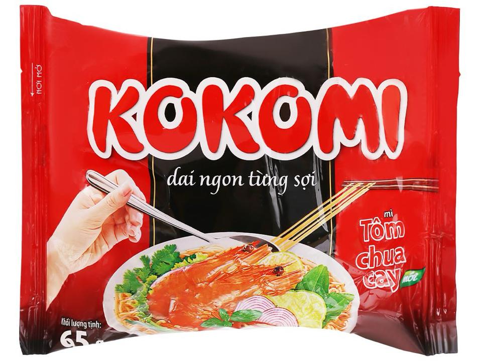 Mì Kokomi Tôm chua cay (65gr)-duoc-ban-tai-Tạp Hoá Nguyên Ngọc