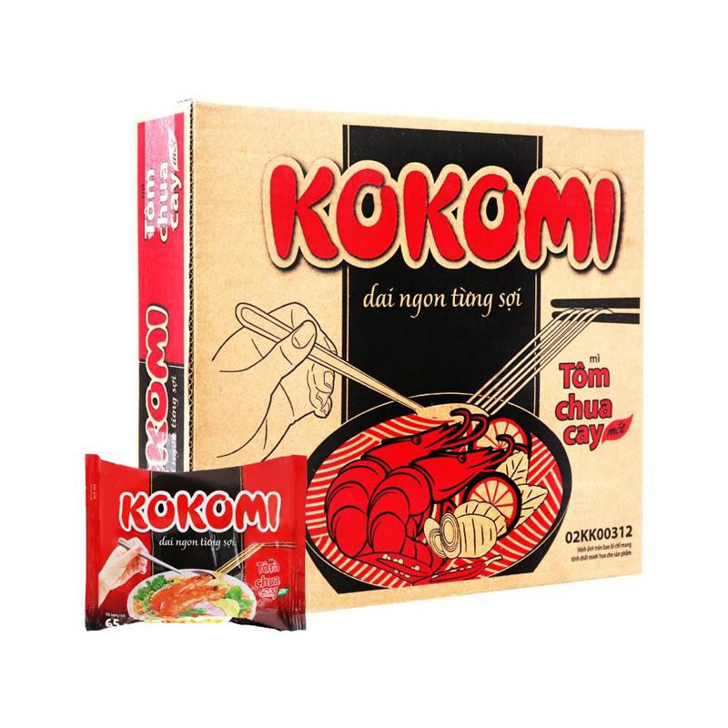 Mì Kokomi Tôm chua cay (65gr)-duoc-ban-tai-Tạp Hoá Nguyên Ngọc