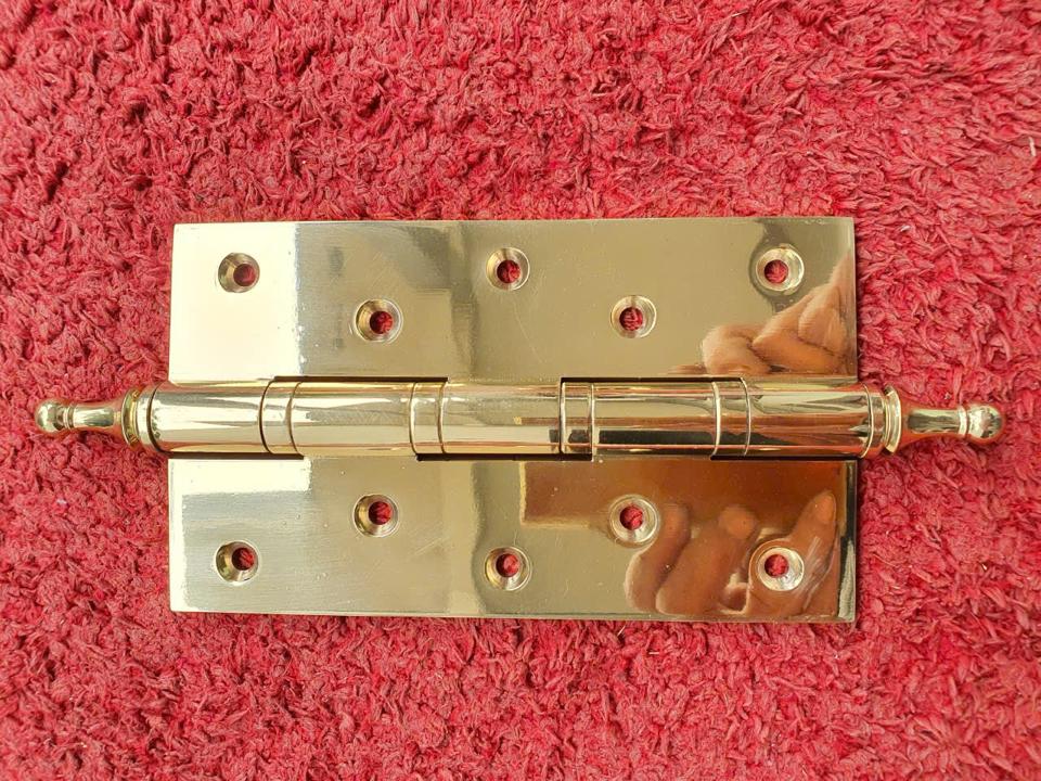 Bản lề đồng trơn 12,8cm-duoc-ban-tai-SHOWROOM KHOÁ CỬA LỘC PHÁT