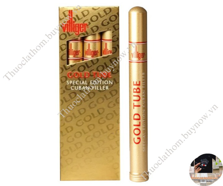 Xì Gà Villiger Gold Tube Special Edition Sumatra-duoc-ban-tai-Thuốc Lá Thơm -  Xì Gà Saigon