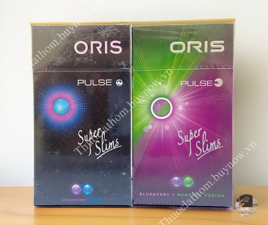 Thuốc Lá Oris Pulse Super Slims (Oris Dâu Bạc Hà The)-duoc-ban-tai-Thuốc Lá Thơm -  Xì Gà Saigon