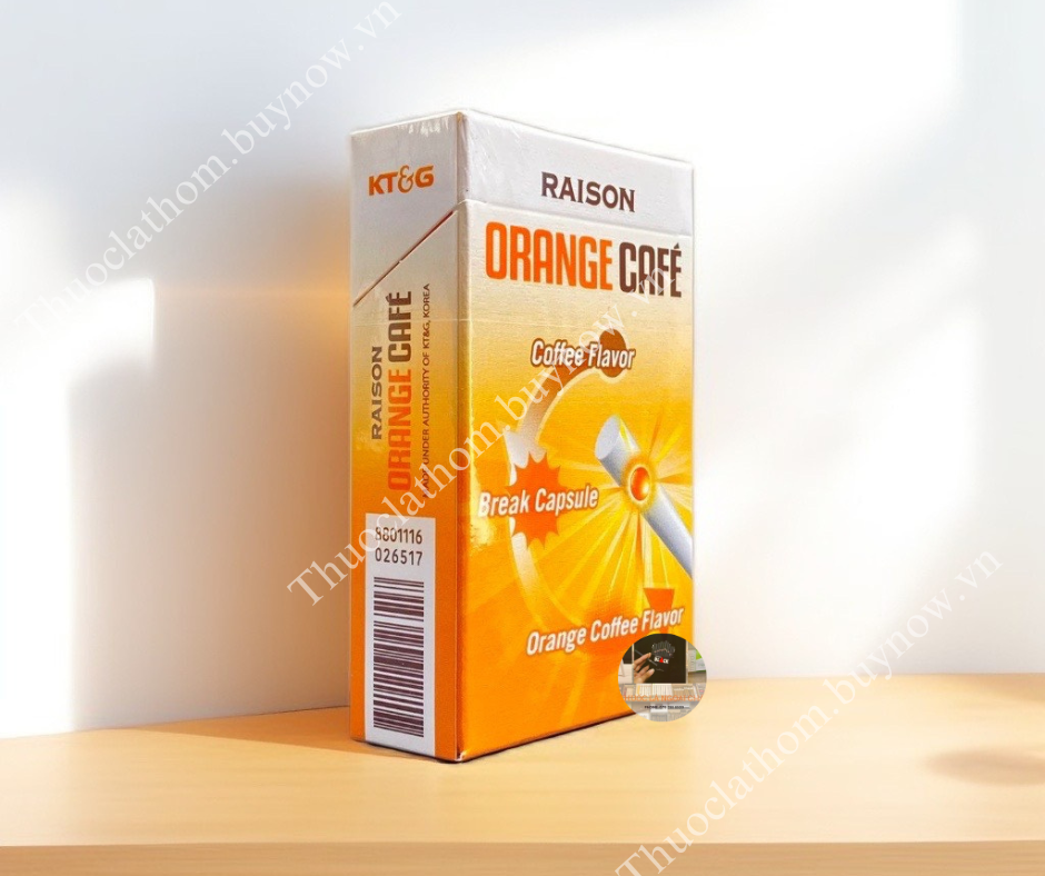 Thuốc Lá Raison Orange Cafe (Raison Cam)-duoc-ban-tai-Thuốc Lá Thơm -  Xì Gà Saigon