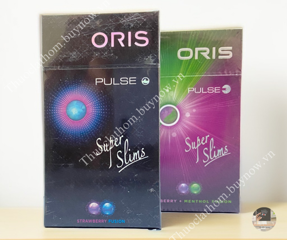 Thuốc Lá Oris Pulse Super Slims (Oris Dâu Bạc Hà The)-duoc-ban-tai-Thuốc Lá Thơm -  Xì Gà Saigon