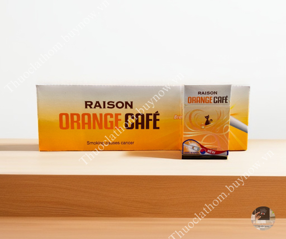 Thuốc Lá Raison Orange Cafe (Raison Cam)-duoc-ban-tai-Thuốc Lá Thơm -  Xì Gà Saigon