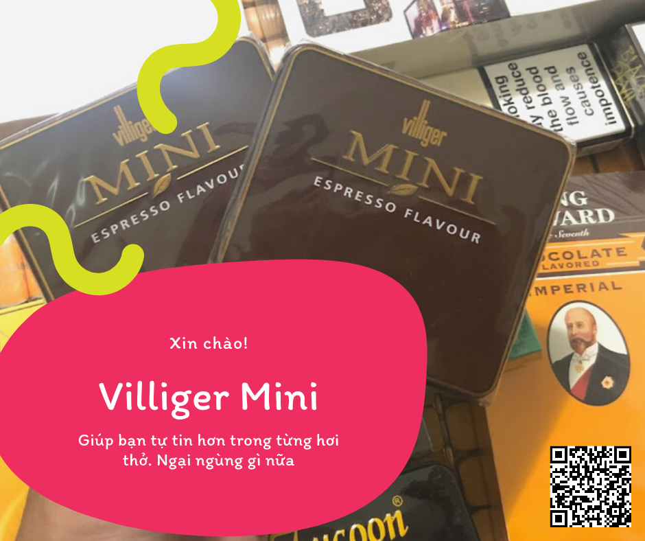 Xì Gà Mini Villiger Espresso Flavour-duoc-ban-tai-Thuốc Lá Thơm -  Xì Gà Saigon