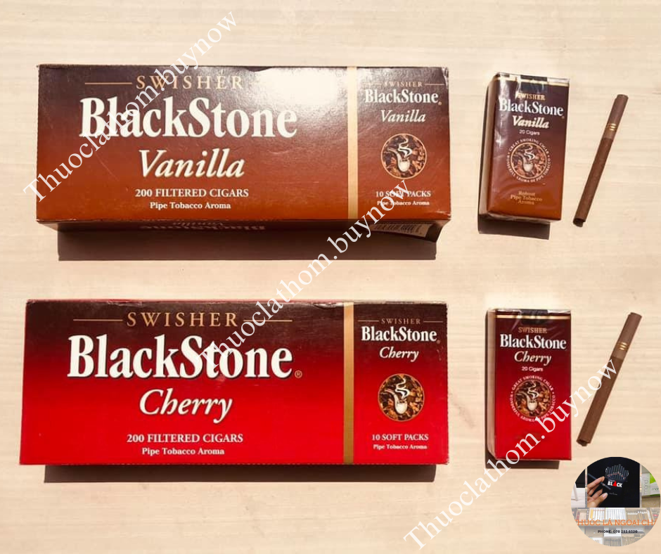 Xì gà Black Stone Cherry 20 điếu-duoc-ban-tai-Thuốc Lá Thơm -  Xì Gà Saigon