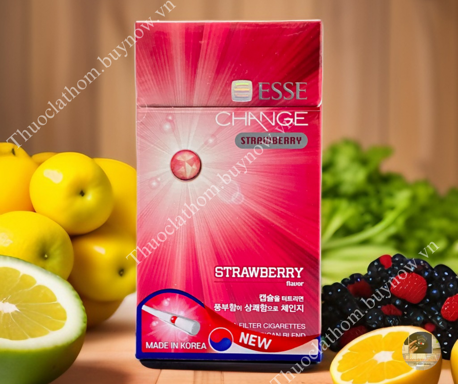 Thuốc Lá Esse Change Strawberry (Esse Dâu)-duoc-ban-tai-Thuốc Lá Thơm -  Xì Gà Saigon