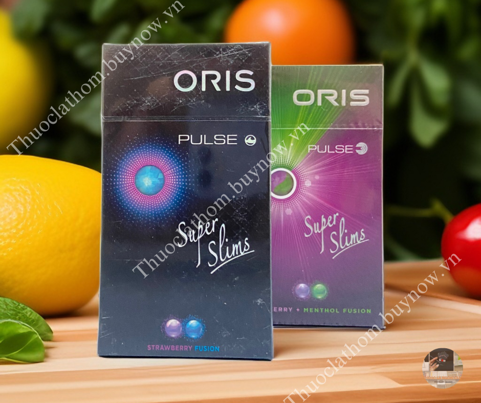 Thuốc Lá Oris Pulse Super Slims (Oris Dâu Bạc Hà The)-duoc-ban-tai-Thuốc Lá Thơm -  Xì Gà Saigon