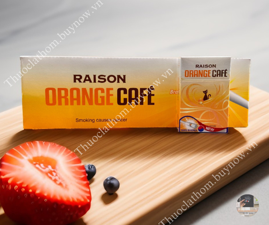 Thuốc Lá Raison Orange Cafe (Raison Cam)-duoc-ban-tai-Thuốc Lá Thơm -  Xì Gà Saigon