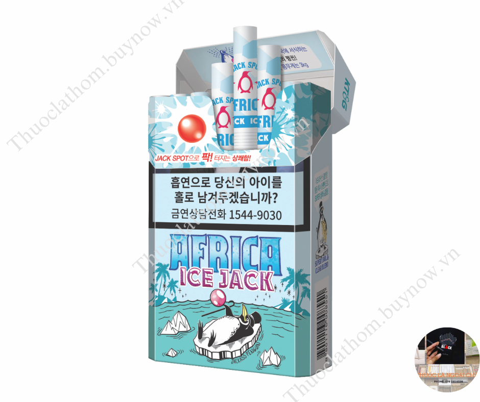 Thuốc lá Africa Ice Jack (Cánh Cụt)-duoc-ban-tai-Thuốc Lá Thơm -  Xì Gà Saigon