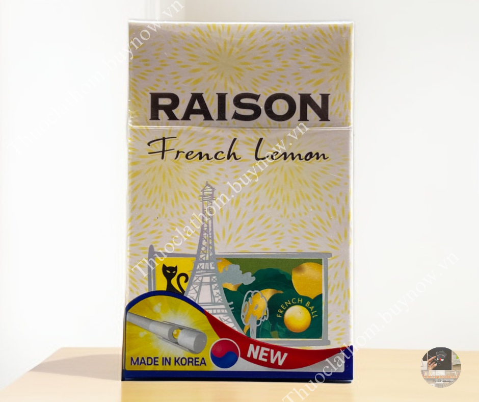 Thuốc Lá Raison French Lemon (Raison Chanh Bạc Hà)-duoc-ban-tai-Thuốc Lá Thơm -  Xì Gà Saigon