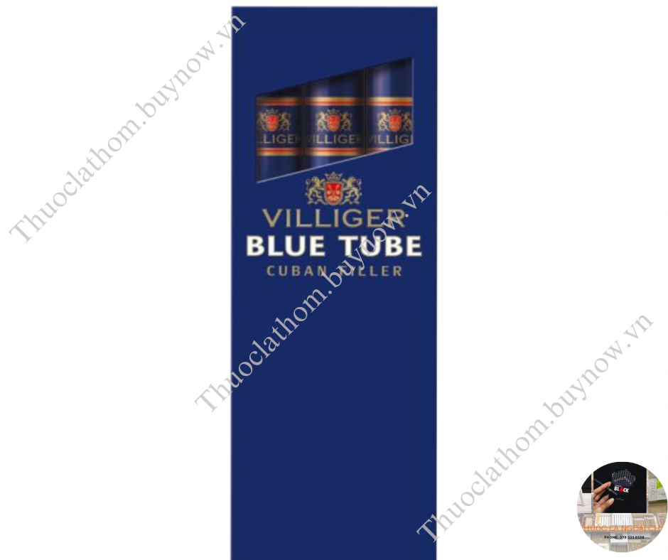 Xì Gà Villiger Blue Tube Cuban Sumatra-duoc-ban-tai-Thuốc Lá Thơm -  Xì Gà Saigon