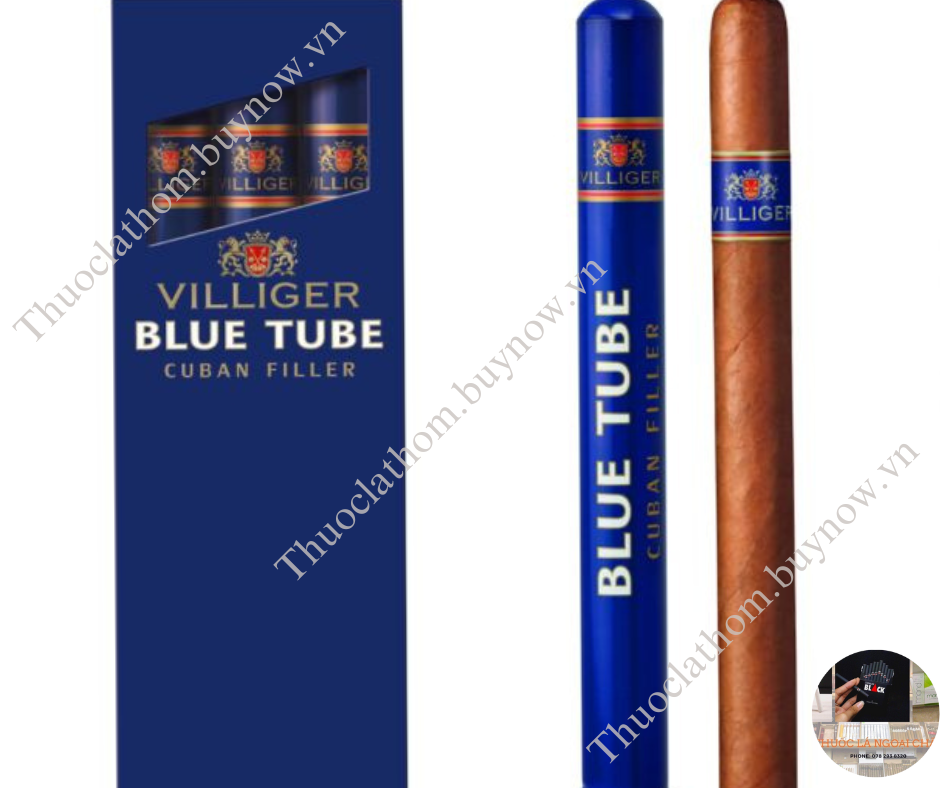 Xì Gà Villiger Blue Tube Cuban Sumatra-duoc-ban-tai-Thuốc Lá Thơm -  Xì Gà Saigon
