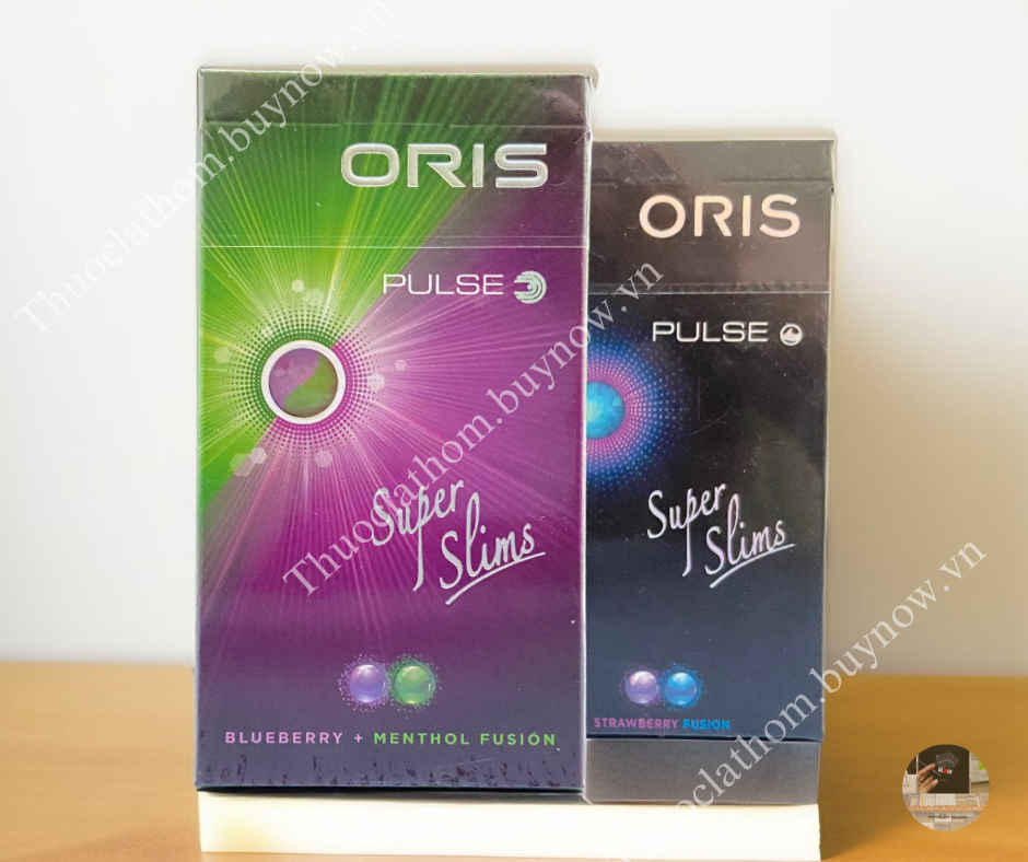 Thuốc Lá Oris Pulse Super Slims (Oris Dâu Bạc Hà The)-duoc-ban-tai-Thuốc Lá Thơm -  Xì Gà Saigon