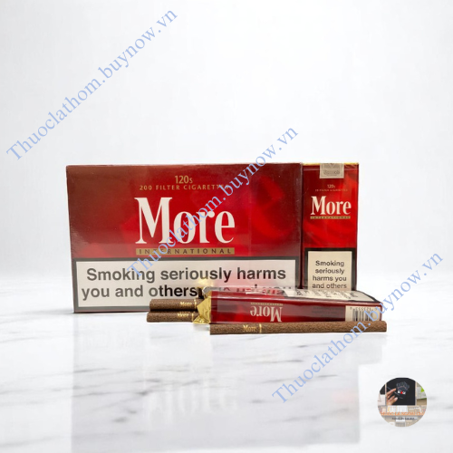 Thuốc Lá More Đỏ 120s-duoc-ban-tai-Thuốc Lá Thơm -  Xì Gà Saigon