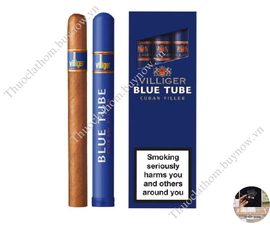 Xì Gà Villiger Blue Tube Cuban Sumatra-duoc-ban-tai-Thuốc Lá Thơm -  Xì Gà Saigon