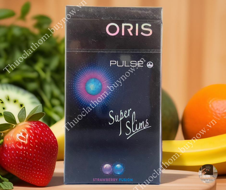 Thuốc Lá Oris Pulse Super Slims (Oris Dâu Bạc Hà The)-duoc-ban-tai-Thuốc Lá Thơm -  Xì Gà Saigon