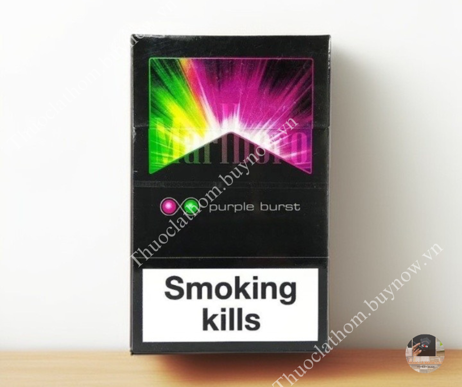 Thuốc Lá Marlboro 2 bấm – Marlboro Purple Burst (Marlboro Dâu)-duoc-ban-tai-Thuốc Lá Thơm -  Xì Gà Saigon