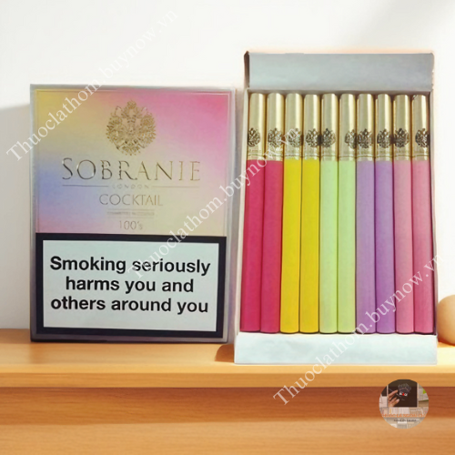 Thuốc Lá Sobranie Coktail 7 Màu-duoc-ban-tai-Thuốc Lá Thơm -  Xì Gà Saigon