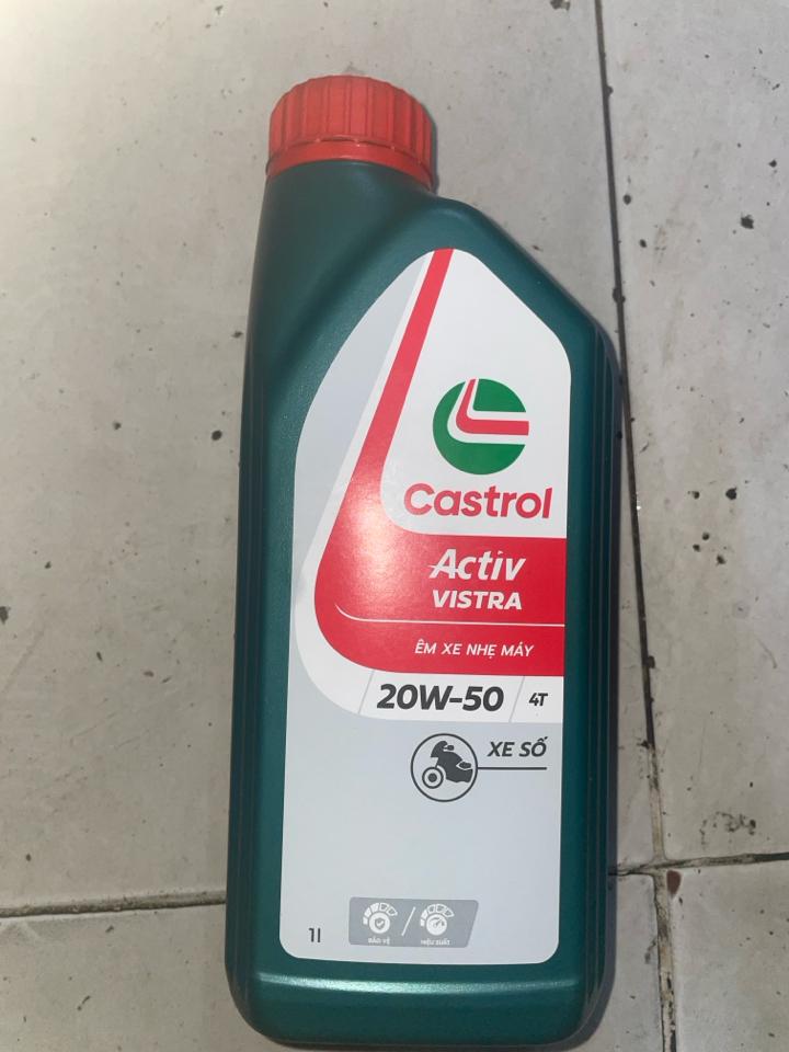 Nhớt castrol vistra 1L số-duoc-ban-tai-Phụ tùng xe máy Hạo