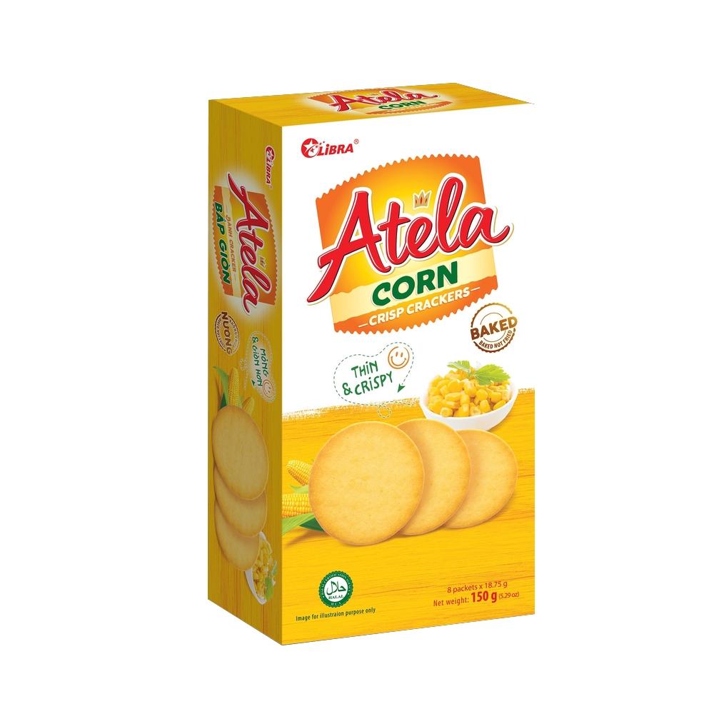 Bánh Atela Cracker Bắp giòn 150g-duoc-ban-tai-K&N Family